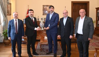 Genel Başkanımızdan ASBÜ Rektörü Prof. Dr. Musa Kazım Arıcan’a Ziyaret