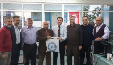 4 No’lu Şubemizden Emekliliğe Hak Kazanan Üyelerimize Helallik Ziyareti