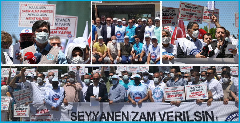 Enflasyona Karşı Kayıpların Giderilmesi İçin Basın Açıklaması Yaptık