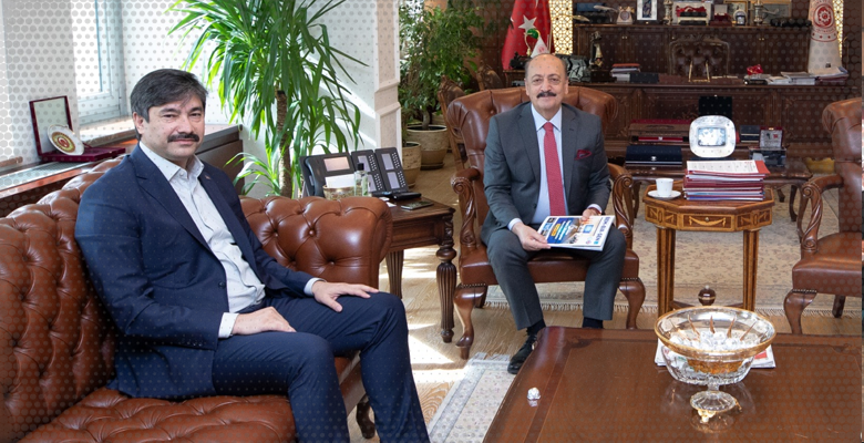 Genel Başkanımız Levent Uslu, T.C. Çalışma ve Sosyal Güvenlik Bakanı Prof. Dr. Vedat Bilgin’i Ziyaret Etti