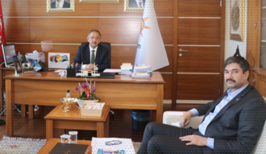 Genel Başkanımız Levent Uslu, Mehmet Özhaseki’yi Ziyaret Etti