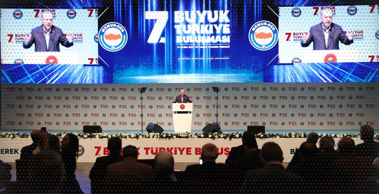 Memur-Sen 7. Büyük Türkiye Buluşmamız, Cumhurbaşkanımız Sn. Recep Tayyip Erdoğan’ın Teşrifleri ile Gerçekleştirildi Memur-Sen 7. Büyük Türkiye Buluşmamız, Cumhurbaşkanımız Sn. Recep Tayyip Erdoğan’ın Teşrifleri ile Gerçekleştirildi