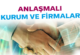 ANLAŞMALI KURUM VE FİRMALAR