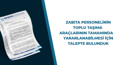 İstanbul Zabıta Teşkilatımız İçin Toplu Ulaşım Talebi
