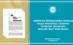 KADEME İLERLEME DAVALARI SONUÇLANMAYA BAŞLADI