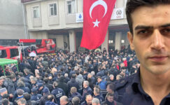 ŞEHİT İTFAİYE ERİ FURKAN SAYIN’I EBEDİ İSTİRAHATGÂHINA UĞURLADIK