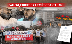 BEM-BİR-SEN’İN SARAÇHANE EYLEMİ SES GETİRDİ BEM-BİR-SEN’İN SARAÇHANE EYLEMİ SES GETİRDİ