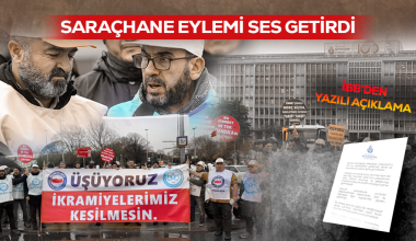 BEM-BİR-SEN’İN SARAÇHANE EYLEMİ SES GETİRDİ